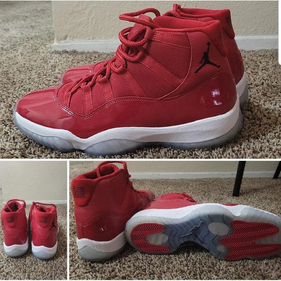 Retro Air Jordans ll_ Red - Picture 1 of 3